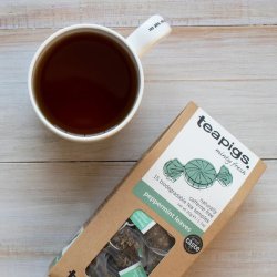 teapigs - organic peppermint leaves tea - minty fresh 
