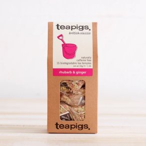 teapigs - rhubarb & ginger tea - british classic