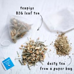 teapigs - organic lemon &amp; ginger tea - lazy days