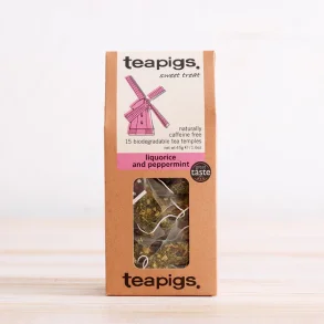 teapigs - liquorice & peppermint tea - sweet treat