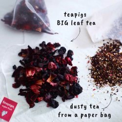 teapigs - super fruit tea - bursting with berries