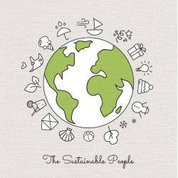 The Sustainable People - Recycling Hundeposer 23 x 35 cm