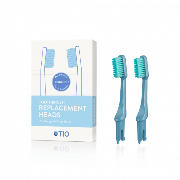 TIO - Udskiftelige tandbrstehoveder i bl / medium