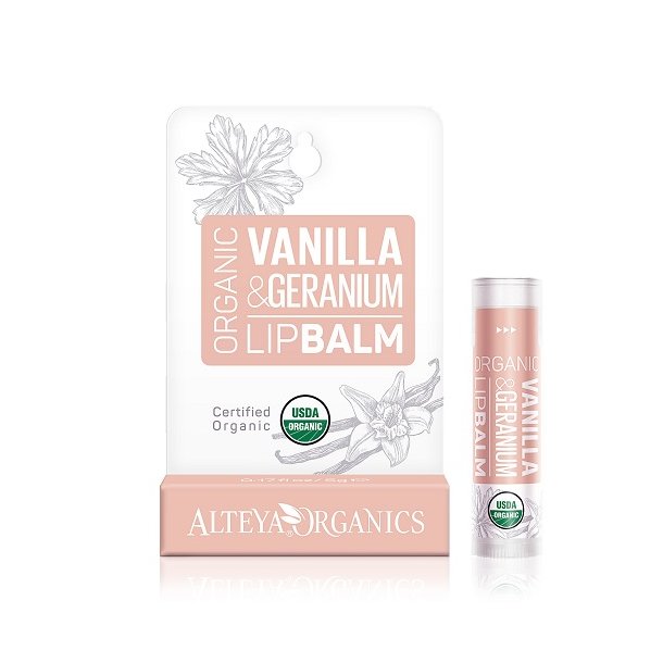 Alteya Organics - Vanilla Geranium Lip Balm