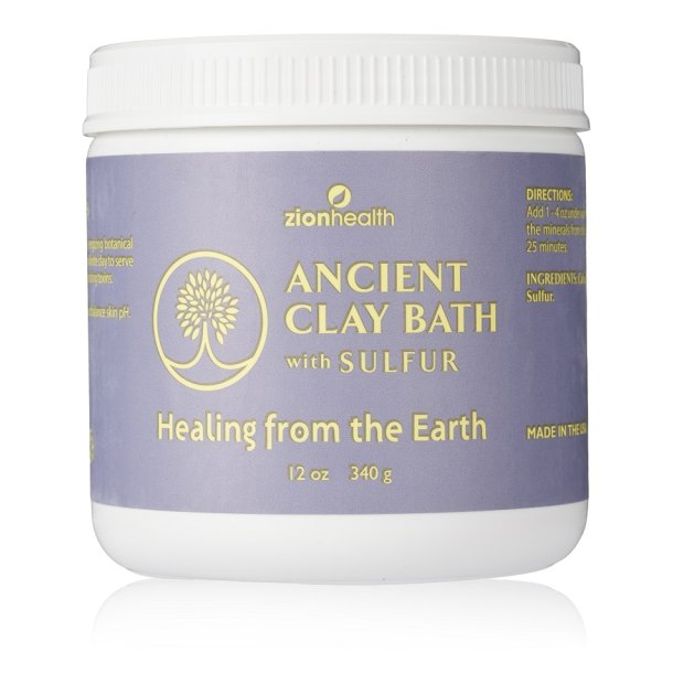 Zionhealth - Ancient clay &amp; Sulfur Bath Powder