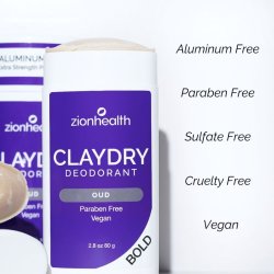 zionhealth - Bio Claydry deodorant - OUD
