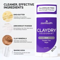 zionhealth - Bio Claydry deodorant - OUD