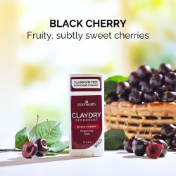 zionhealth - Bio Claydry deodorant - Black Cherry