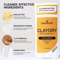 zionhealth - Bio Claydry deodorant - Palo Santo