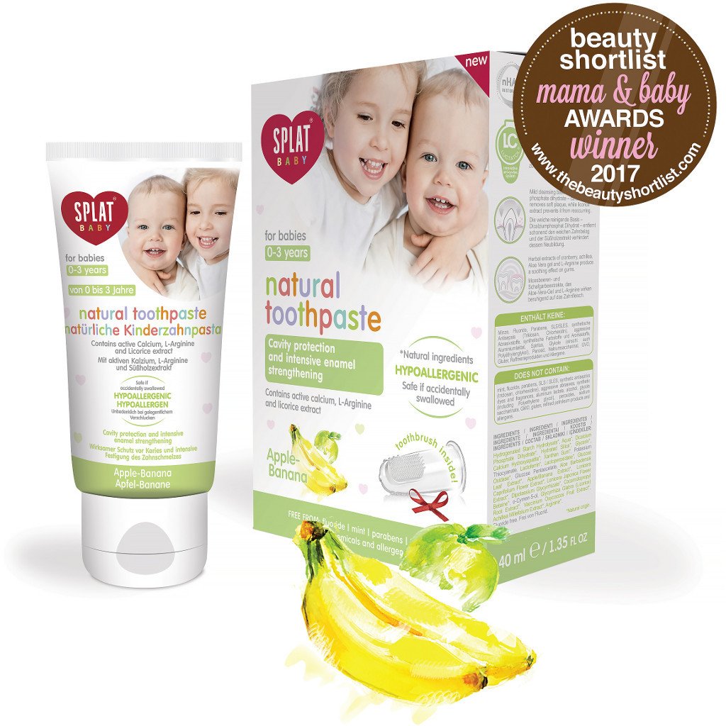 SPLAT® BABY - Bio Active Tandpasta Æble Banan 0-3 år