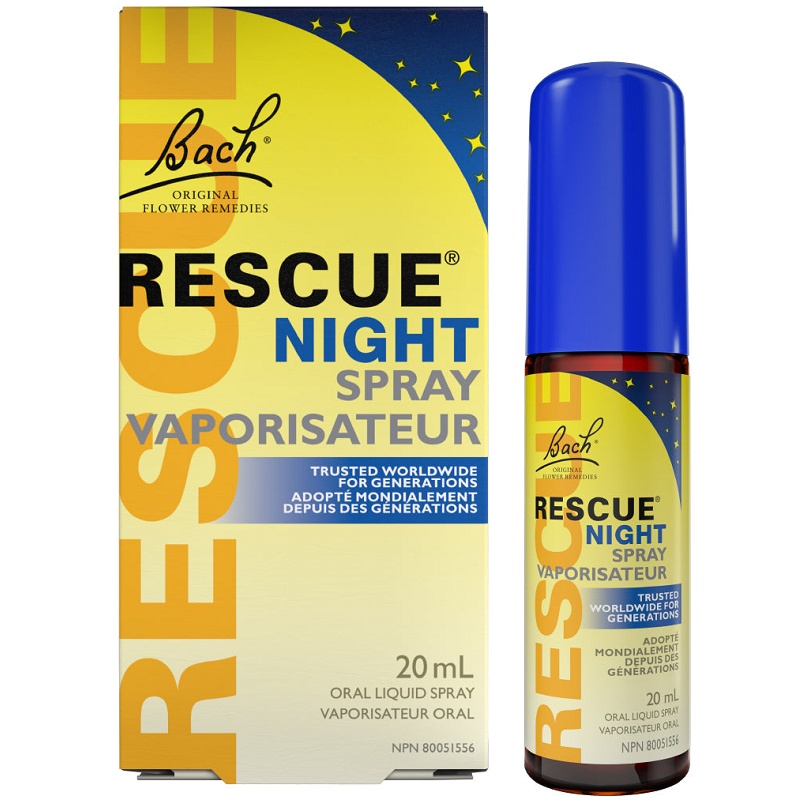 Bach® - RESCUE® Night Spray med 27% alkohol - 20ml