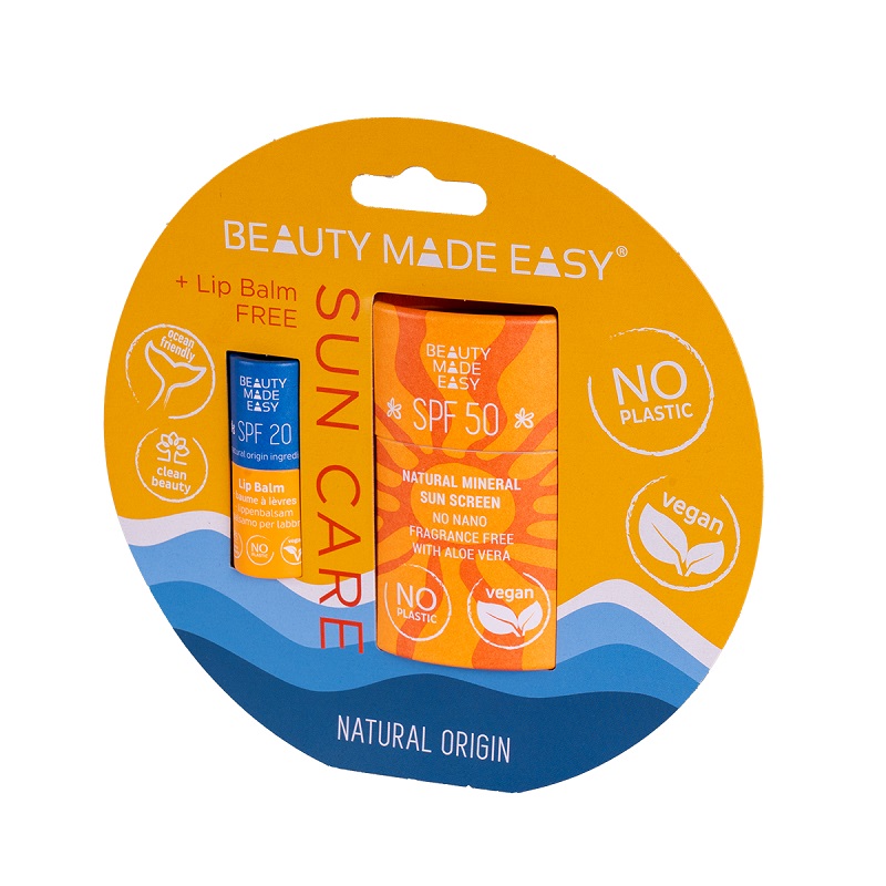 Beauty Made Easy® - SUN PROTECT Face SPF & Lips SPF 20 - gaveæske