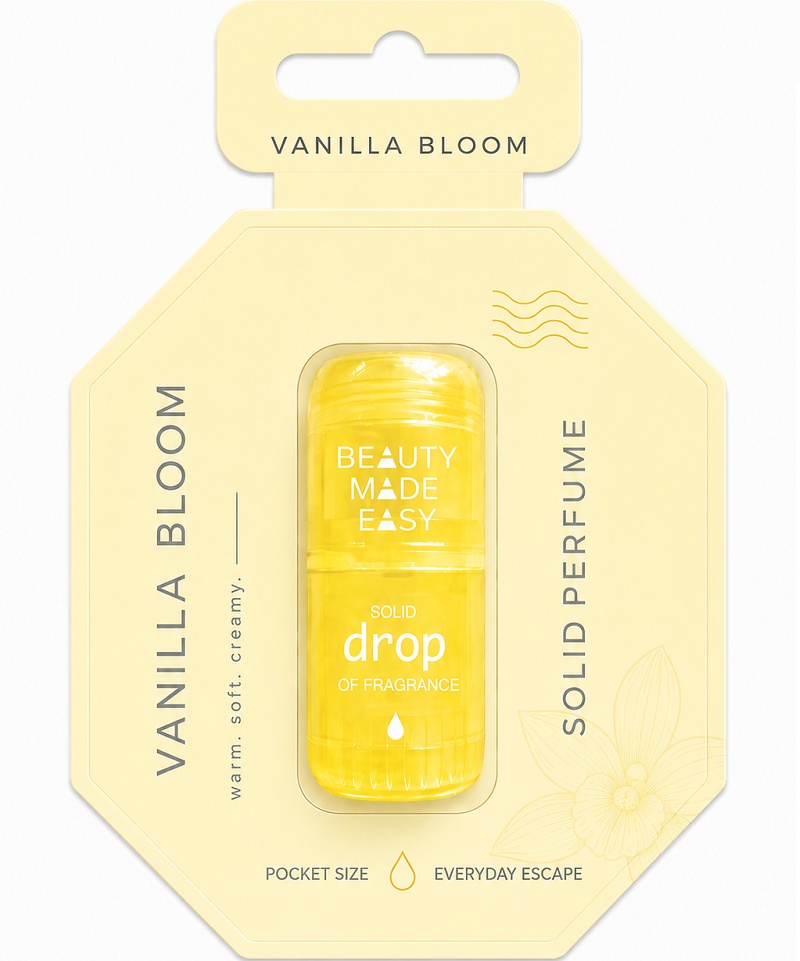 Beauty Made Easy® - Solid drop perfume - warm soft creamy - Vanilla Bloom