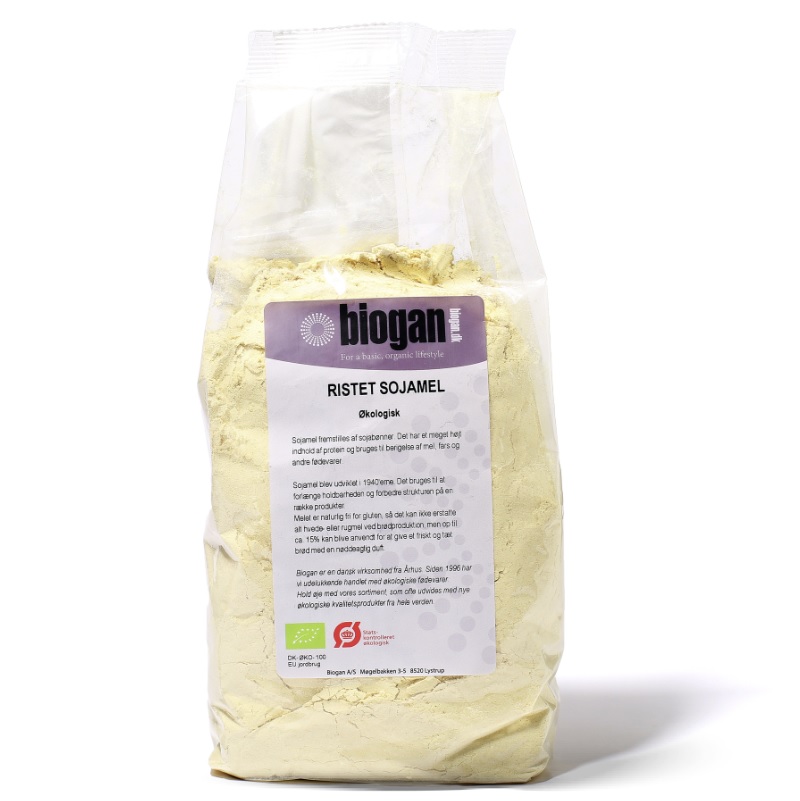 biogan - Økologisk ristet sojamel