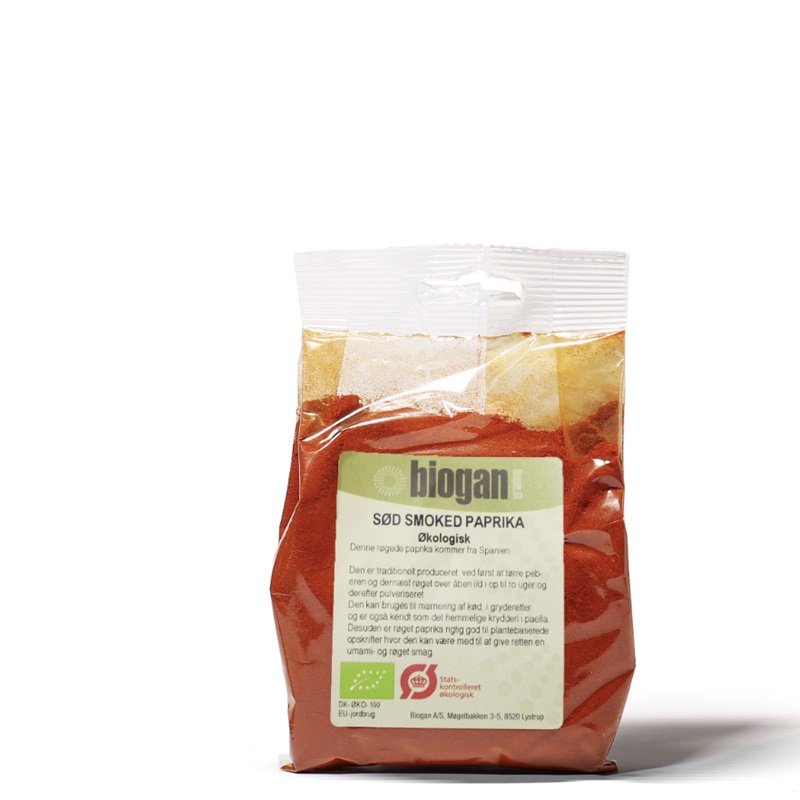 biogan – Ékologisk sød røget paprika