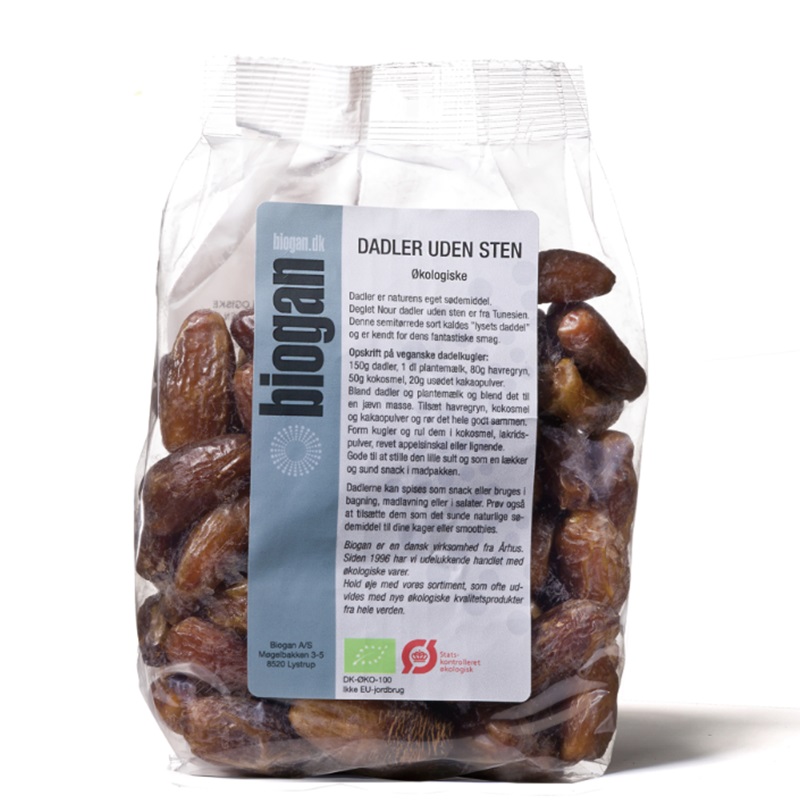 biogan – Ékologiske dadler uden sten 500g