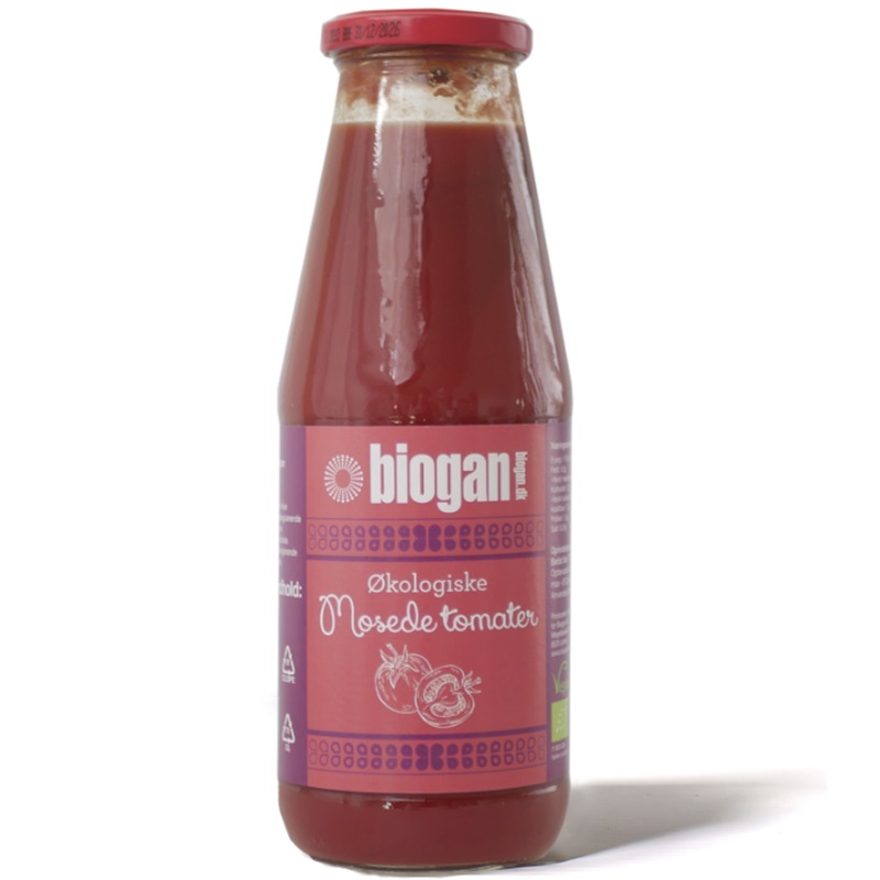 biogan - Økologiske mosede tomater