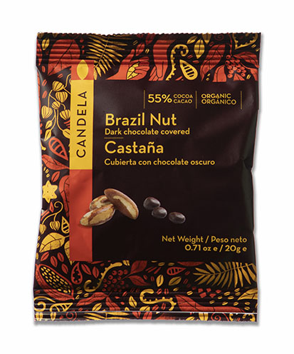 CANDELA - Økologisk Chokolade Overtrukket Paranødder