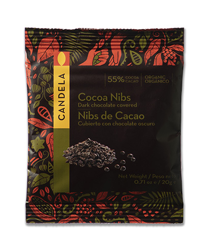 CANDELA - Økologisk Chokolade Overtrukket Kakao Nibs