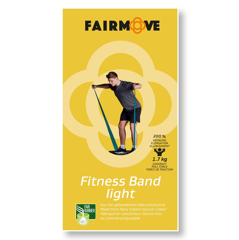 FAIR MOVE – Fitnessbånd Light gul – begynder 1,7 kg trækkraft