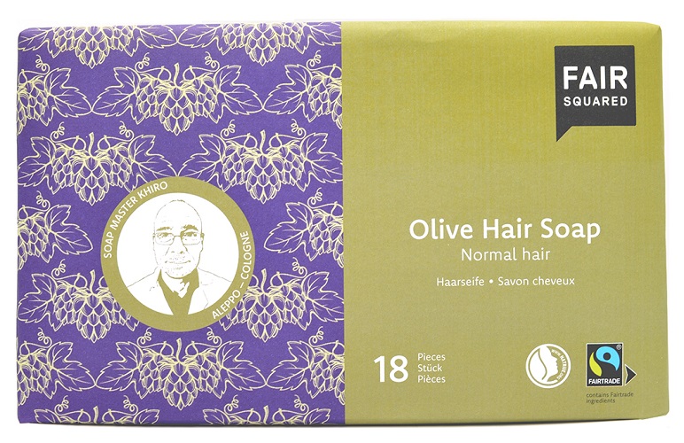 Se FAIR SQUARED - Storkøb 1,440 kg Økologisk Oliven Shampoobar til Normalt Hår hos Organic Beauty Supply