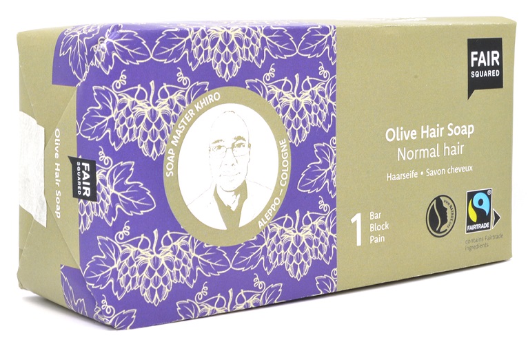 Se FAIR SQUARED - Storkøb 450g Økologisk Oliven Shampoobar til Normalt Hår hos Organic Beauty Supply