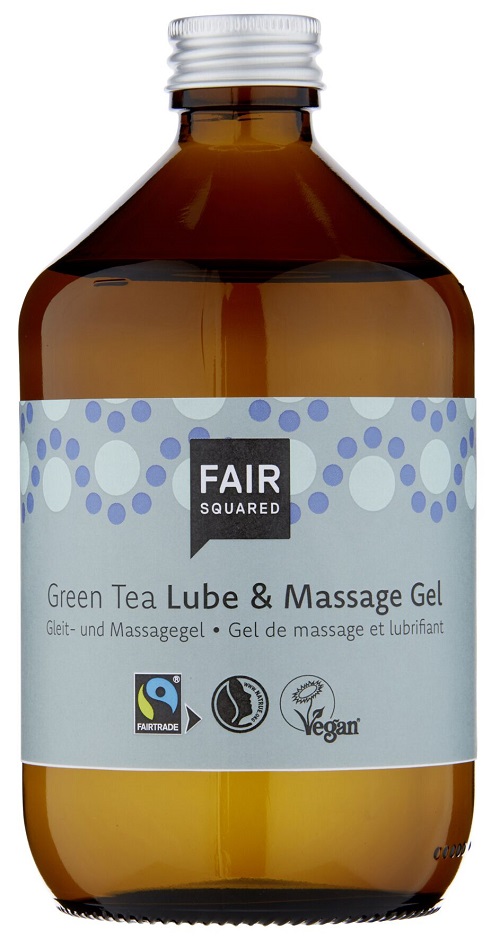 Se FAIR SQUARED - Green Tea Lube & Massage Gel 500ml. hos Organic Beauty Supply
