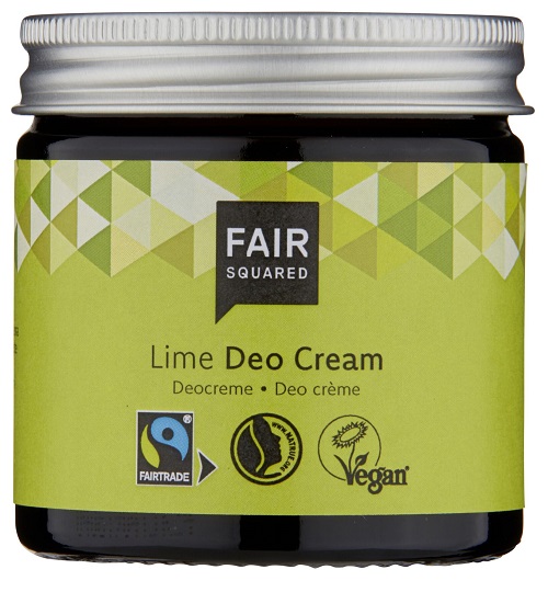 Se FAIR SQUARED - Lime Creme Deodorant - Zero Waste hos Organic Beauty Supply