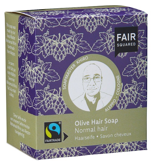 Se FAIR SQUARED - Økologisk Oliven Shampoobar til Normalt Hår hos Organic Beauty Supply