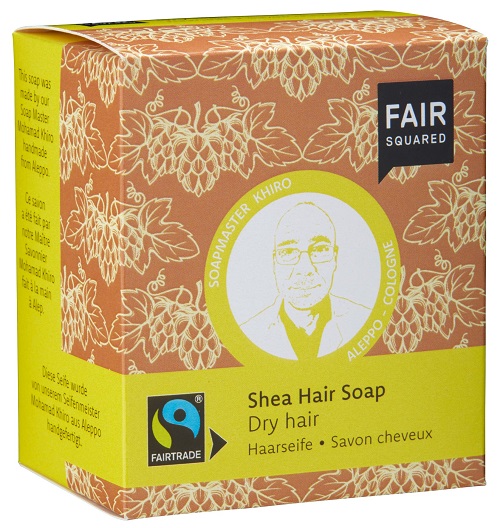 Se FAIR SQUARED - Økologisk Shea Shampoobar til Tørt Hår hos Organic Beauty Supply