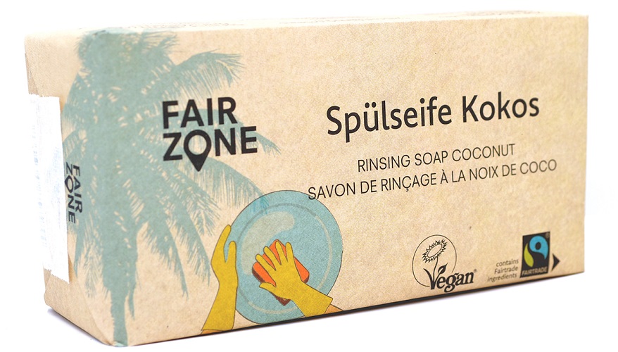 Se FAIR ZONE - Opvaskesæbebar - Storkøb 450g hos Organic Beauty Supply