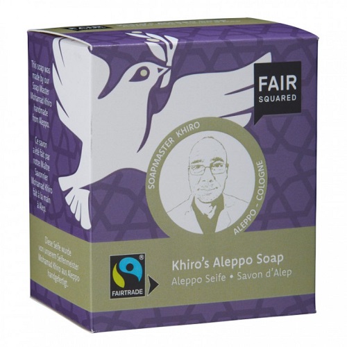 Se FAIR SQUARED - Khiro´s Økologisk Aleppo Sæbe hos Organic Beauty Supply