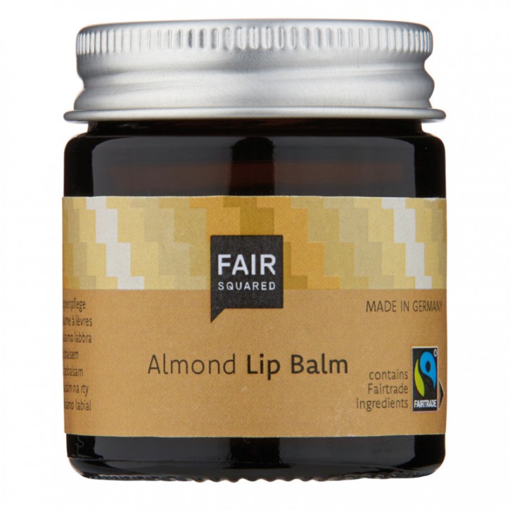 Se FAIR SQUARED - Lip Balm Almond 20g - Zero Waste hos Organic Beauty Supply