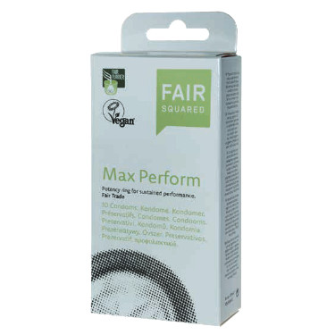 Se FAIR SQUARED - Max Perform Kondom hos Organic Beauty Supply