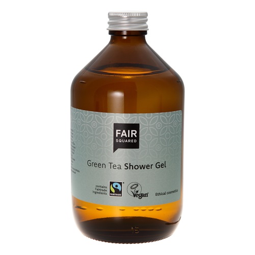 Se FAIR SQUARED - Flydende Green Tea Shower Gel 500ml. hos Organic Beauty Supply