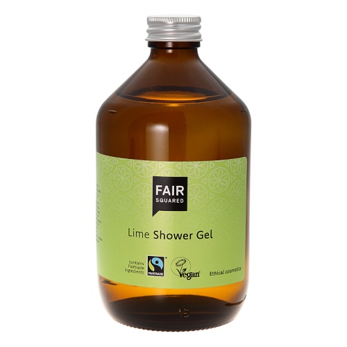 Se FAIR SQUARED - Lime Shower Gel 500ml. hos Organic Beauty Supply
