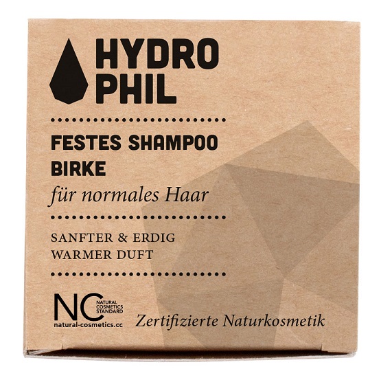 Se HYDROPHIL Økologisk Shampoobar til normalt hår - Birke hos Organic Beauty Supply