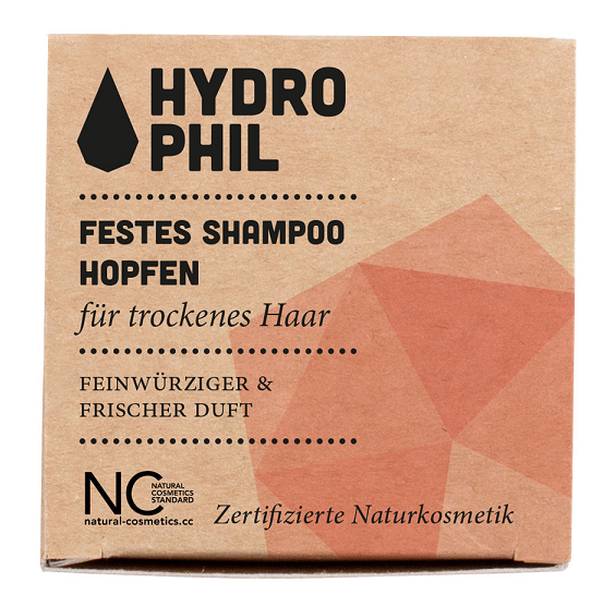 Se HYDROPHIL Økologisk Shampoobar til tørt hår - Hopfen hos Organic Beauty Supply