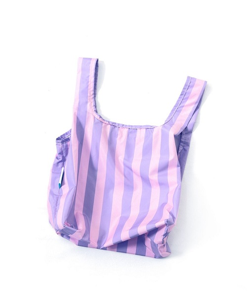 KIND BAG - Purple Stribs Indkøbspose i Mini
