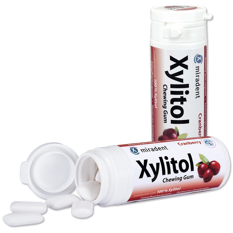 miradent - Xylitol Chewing gum - Cranberry