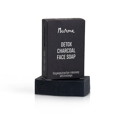 Se Nurme - Detox Charcoal Face Soap hos Organic Beauty Supply