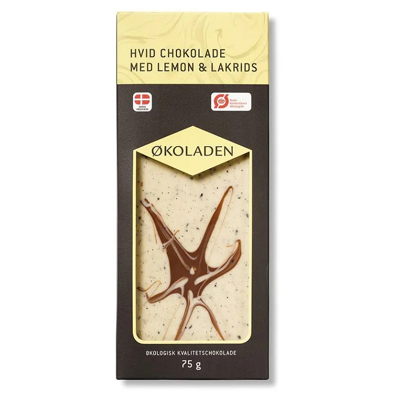 Se ØKOLADEN - Økologisk Hvid Chokolade - Lemon & Lakrids hos Organic Beauty Supply