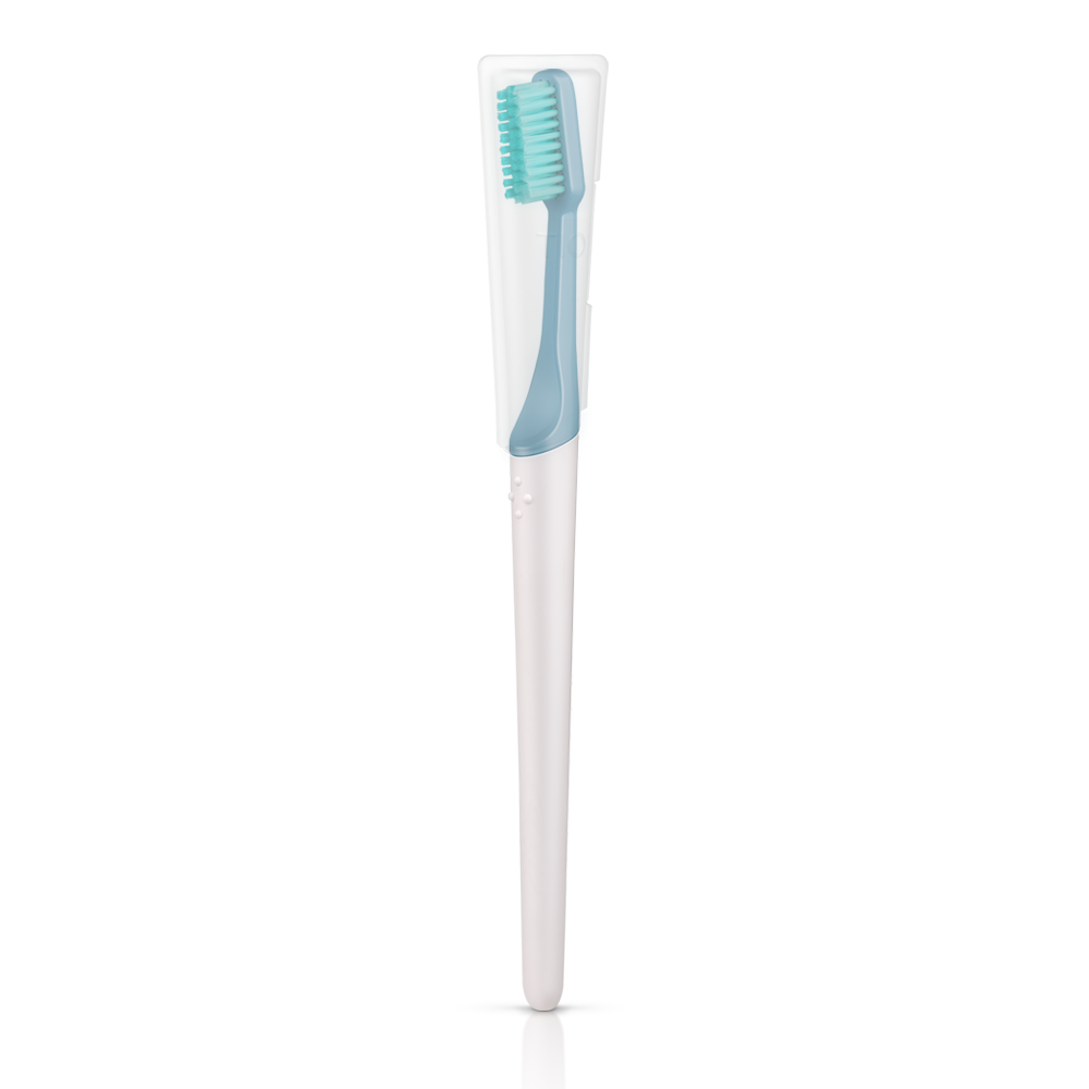 TIO - tandbørste i blå / medium