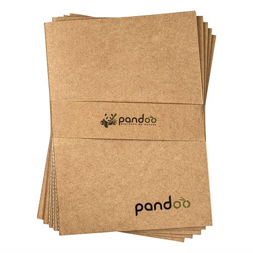 Pandoo - Bambus Notesbøger A4 - 5 stk.