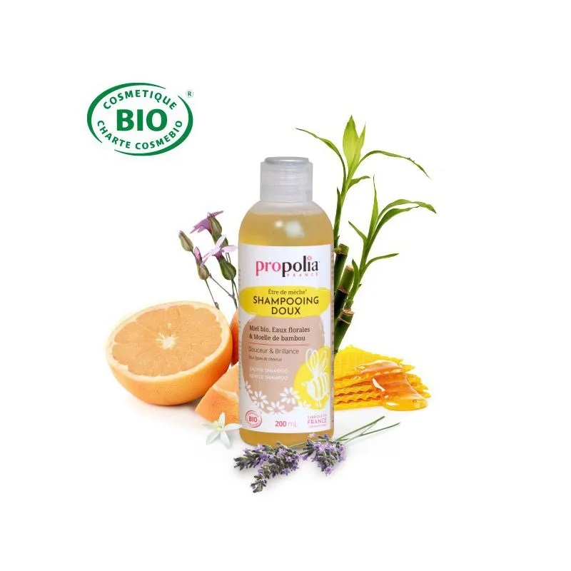 Propolia® - Økologisk Mild Shampoo med honning, kokos & bambusekstrakt