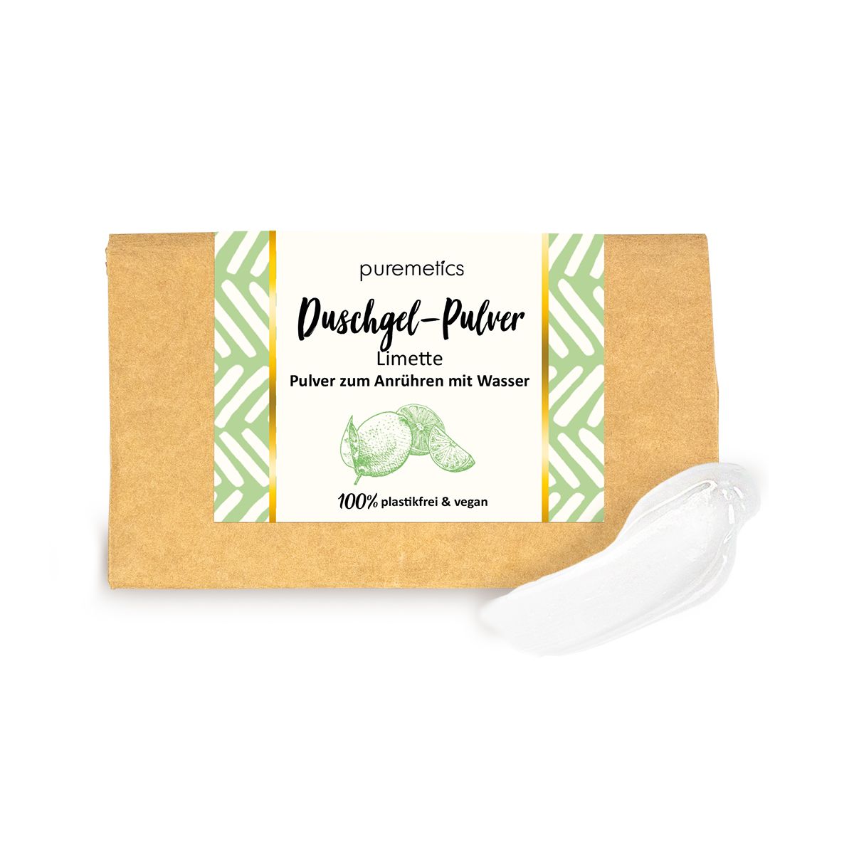 Se puremetics - DIY Duschgel Pulver - Lime hos Organic Beauty Supply