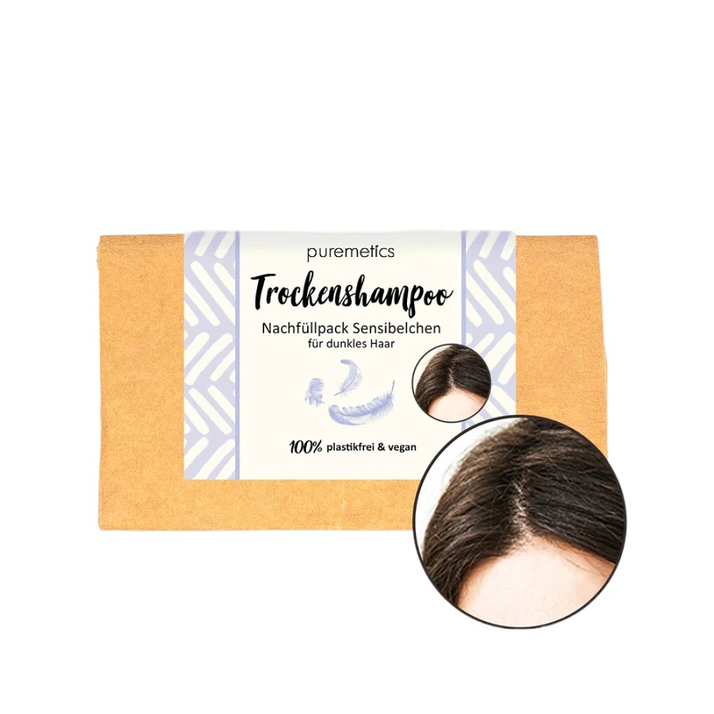 puremetics - Refill Tørshampoo til mørkt hår - duftfri