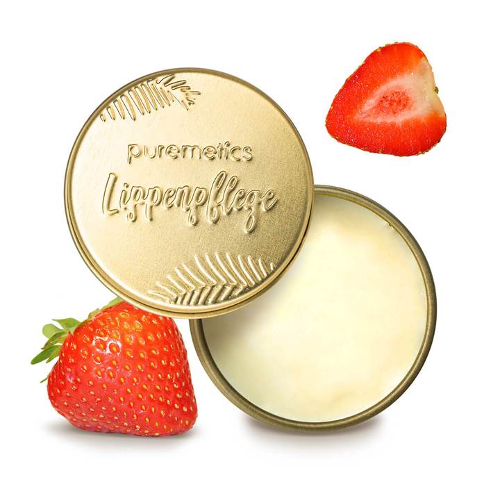 Billede af puremetics - Læbepomade jordbær hos Organic Beauty Supply