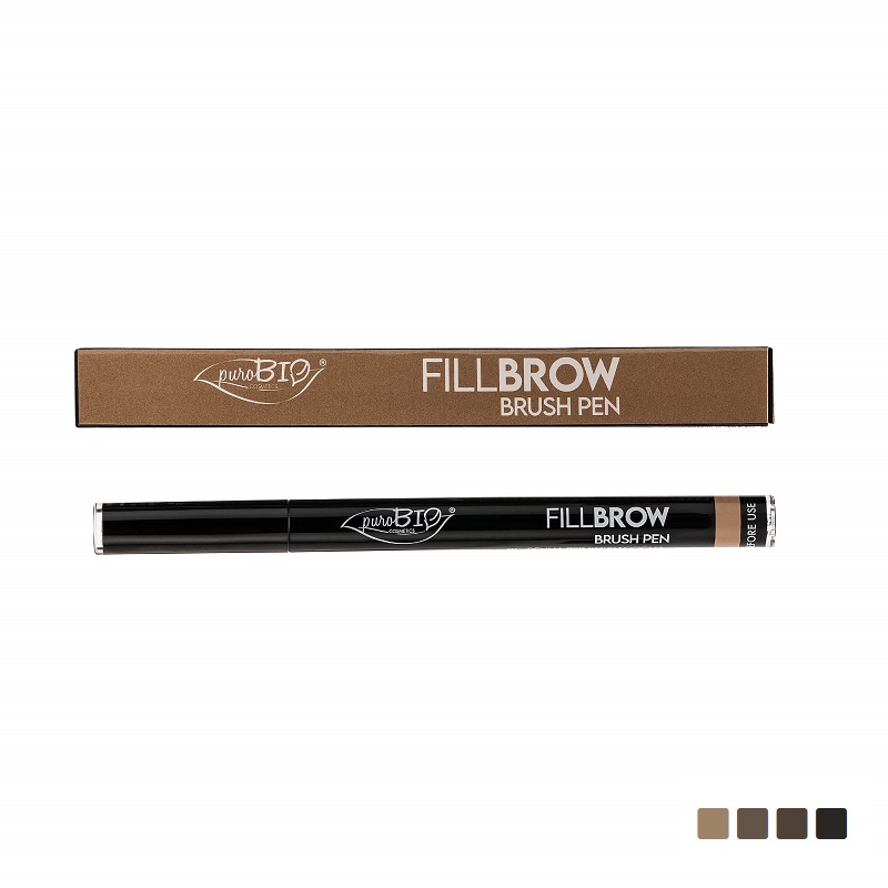 Billede af PuroBIO Cosmetics - Fillbrow Brush Pen 01 hos Organic Beauty Supply