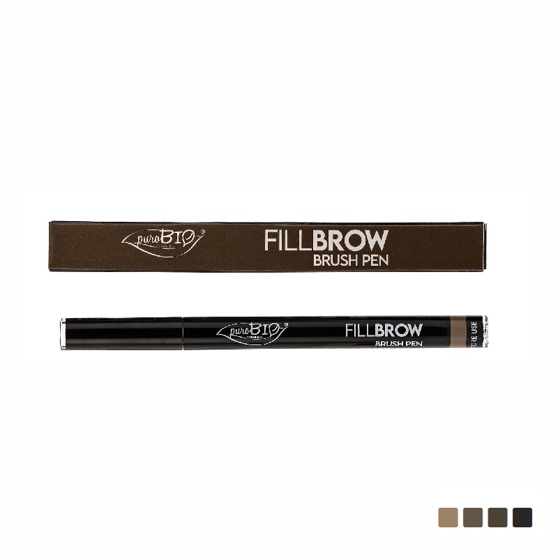 Billede af PuroBIO Cosmetics - Fillbrow Brush Pen 02 hos Organic Beauty Supply